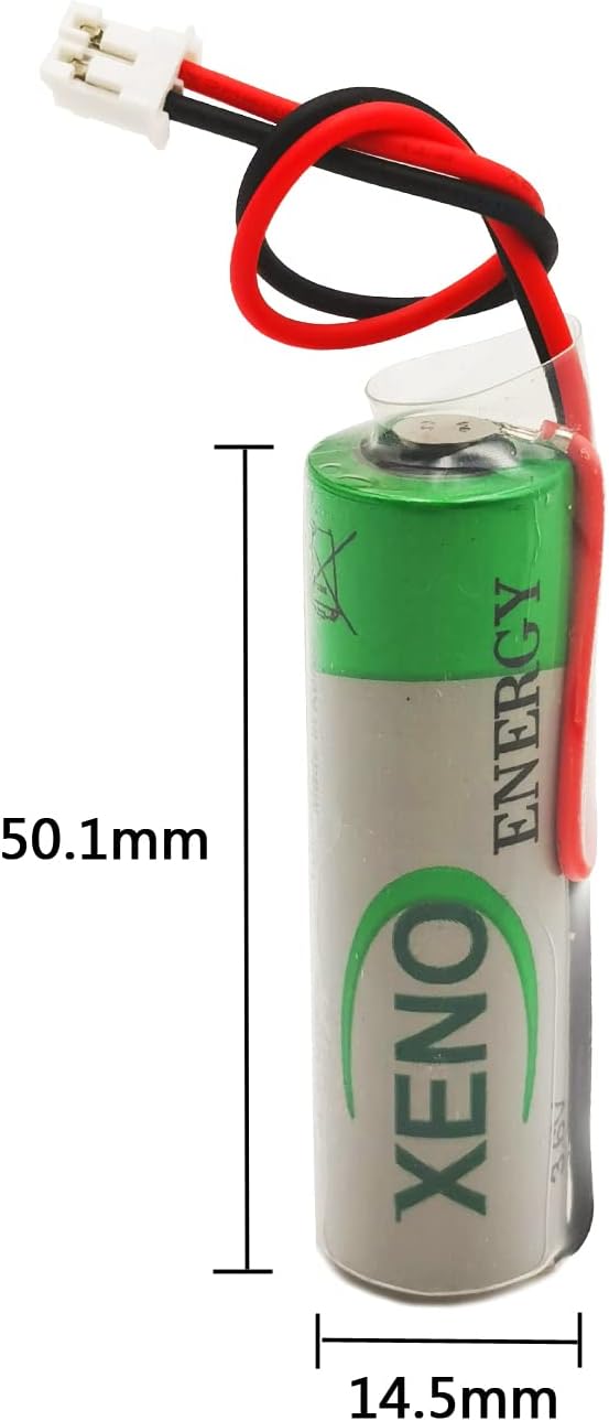 Paquete de 4 baterías de litio XL-060F AA de 3.6 V de 2400 mAh para sistemas de alarma, dispositivos de seguimiento con enchufe
