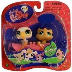 Pelican #707 y gatito #706 exclusivo de Littlest Pet Shop Pelican #707 y gatito #706 exclusivo de Littlest Pet Shop