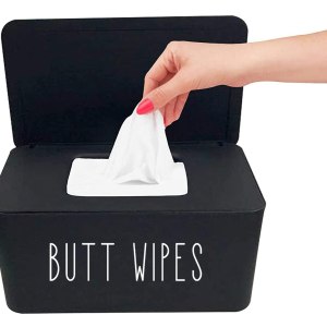 Dispensador de toallitas para baño, tamaño mejorado (8.2 pulgadas de largo x 4.9 pulgadas de ancho x 3.9 pulgadas de alto), contenedor dispensador Dispensador de toallitas para baño, tamaño mejorado (8.2 pulgadas de largo x 4.9 pulgadas de ancho x 3.9 pulgadas de alto), contenedor dispensador