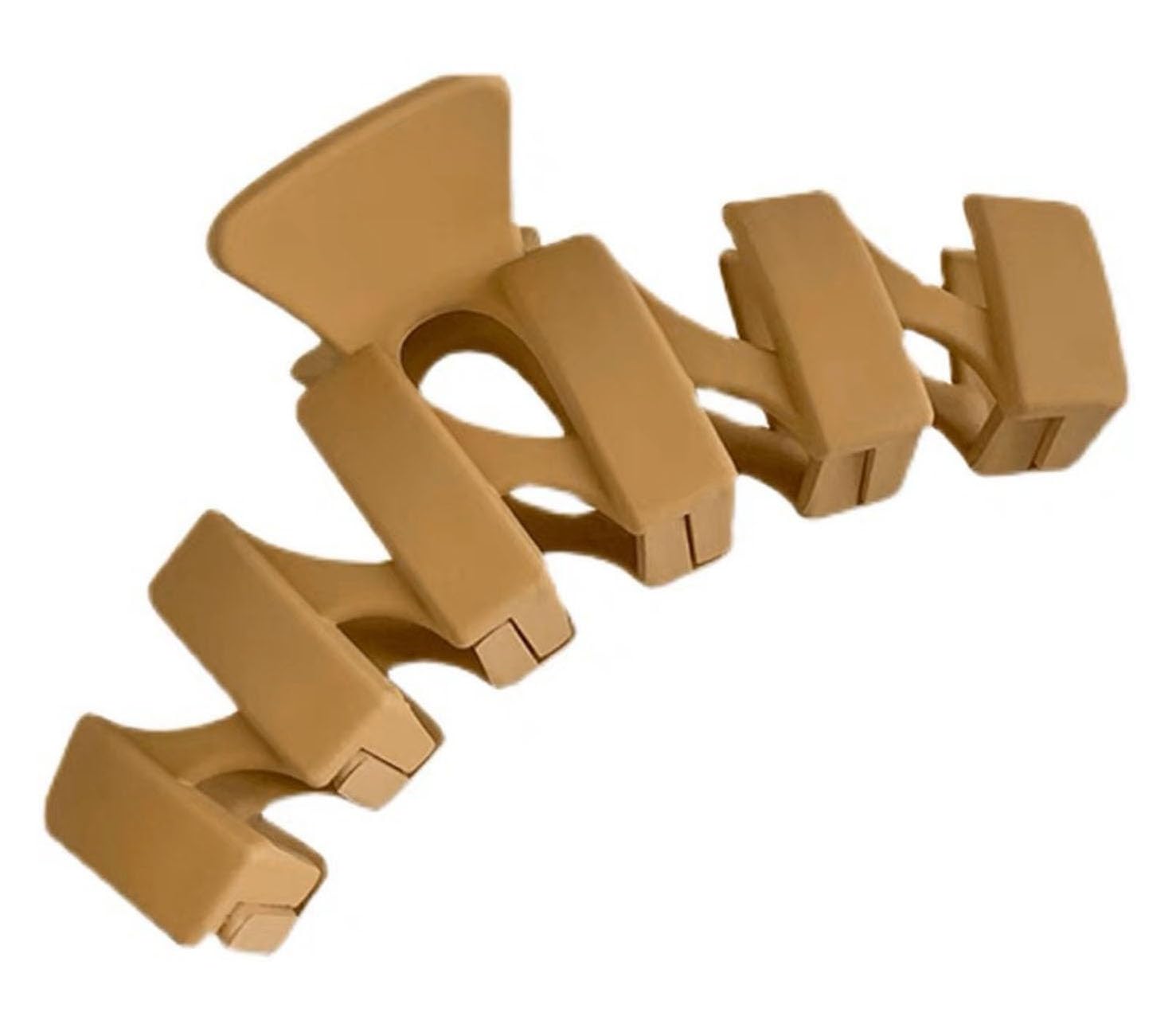 Pinzas para el cabello de 4.3 pulgadas grandes para mujer, cabello rizado y grueso, clips de plátano grandes mate, clips de mandíbula de sujeción