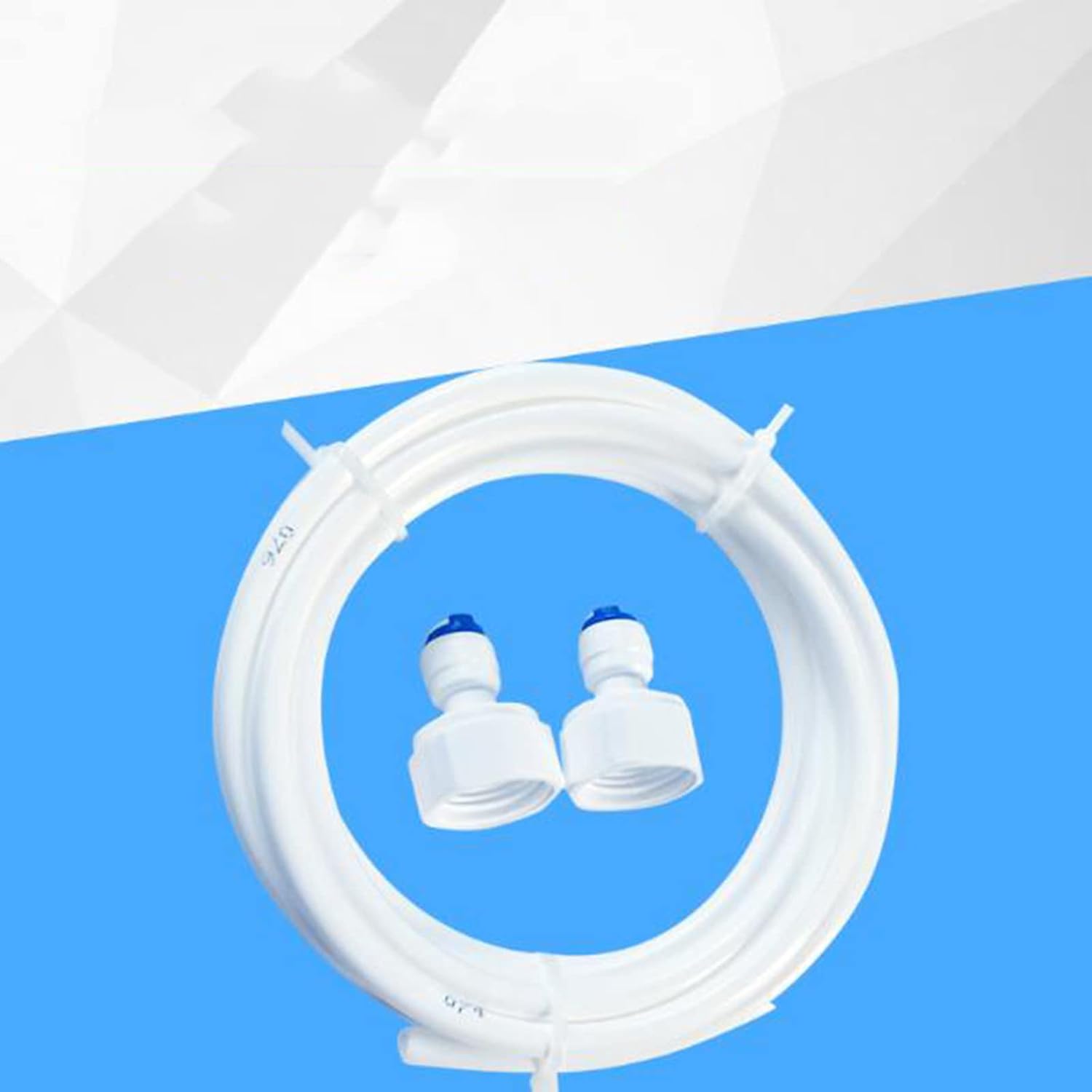 Kit de línea de agua para máquina de hielo de 14 pulgadas, tubo para máquina de hielo de 9.8 pies con conector, accesorios de conexión rápida de