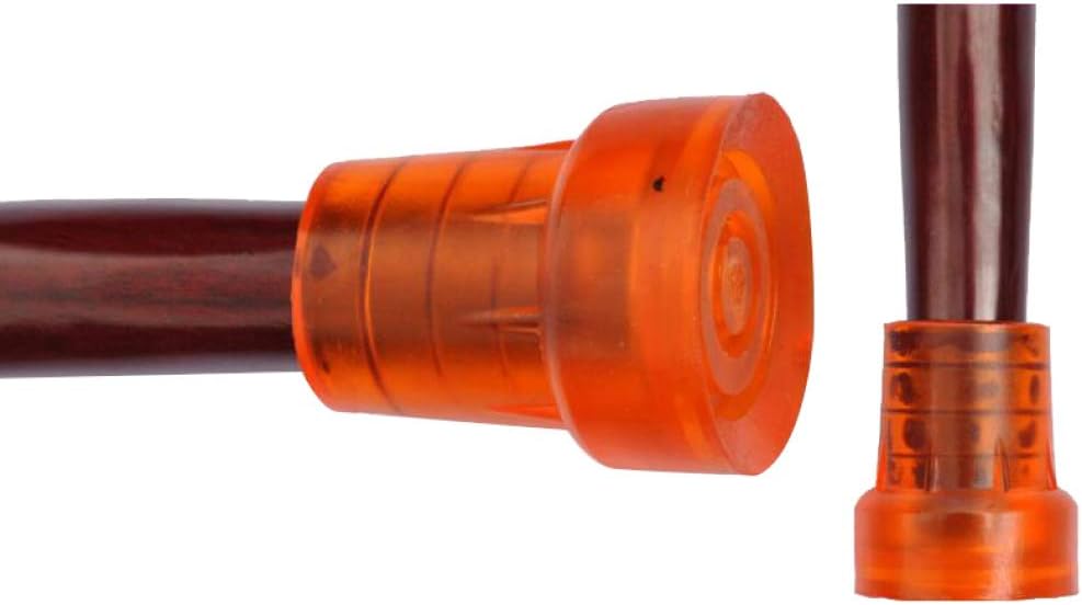 Bastón de madera maciza con punta de goma, bastones de madera natural de moda para hombres y mujeres, ligero y fuerte capacidad de peso de 450
