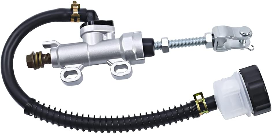 Cyleto Cilindro maestro de freno trasero para 50cc 70cc 110cc 125cc Yerf Dog 150cc Arctic Cat 400 600 700 EFI ATV H-nda 200X ATC 250R RD400 Yamaha