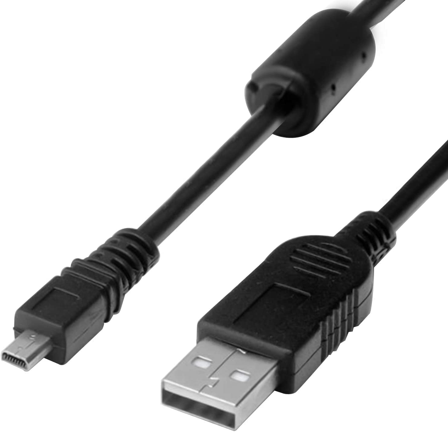 Saipomor UC-E6 Cable USB de repuesto para cámaras digitales Panasonic Lumix DMC-FS3 DMC-FH4 DMC-FH7 DMC-FS12 DMC-FT5 DMC-FP8 DMC-FX01 (3.3 pies)
