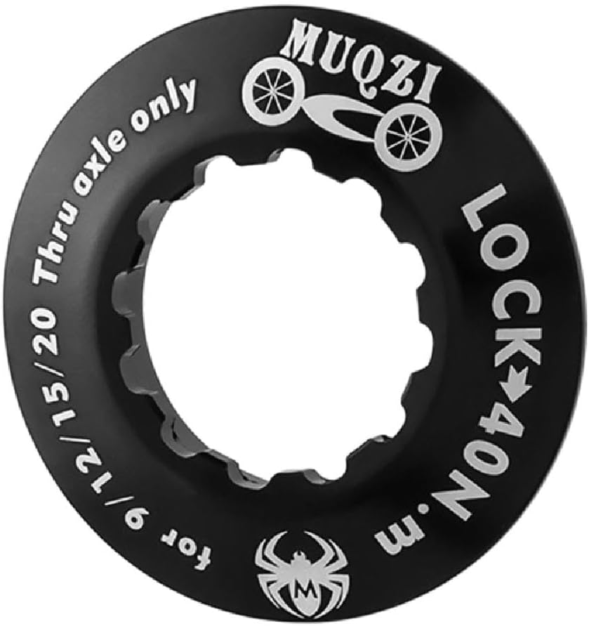 Centerlock Anillos de bloqueo de rotor Bujes de bicicleta Cerradura central Cerradura central Bloqueo de ruedas Ejes de cilindros Anillos de bloqueo