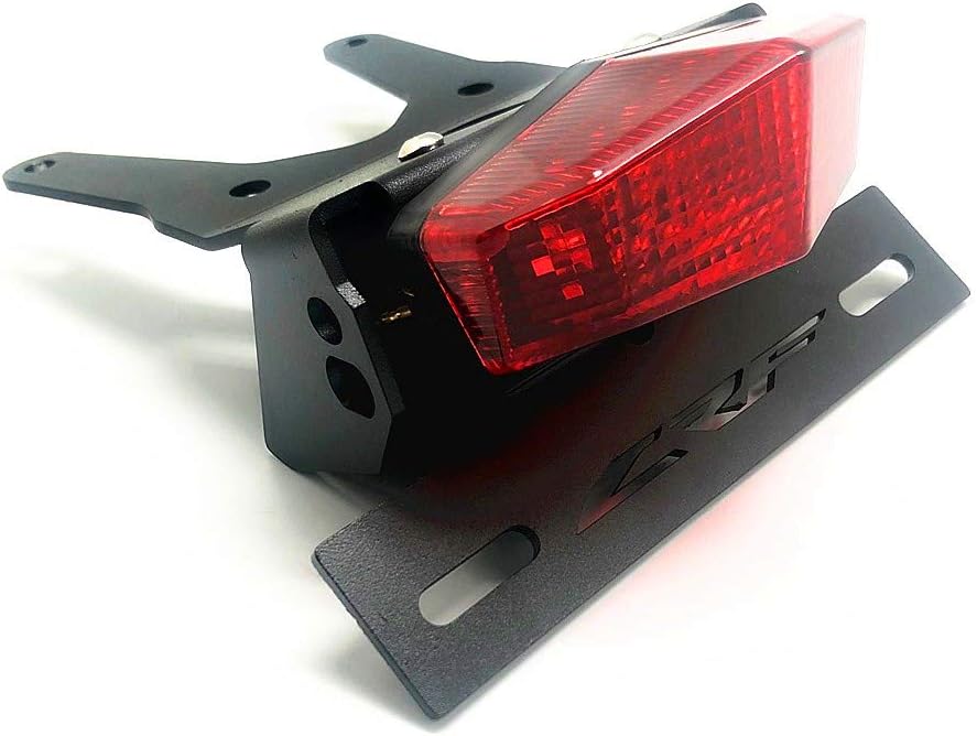 Kit eliminador de guardabarros de cola trasera, luz de freno LED, soporte para placa de matrícula compatible con CRF250L CRF 250L 2013-2019 (rojo)