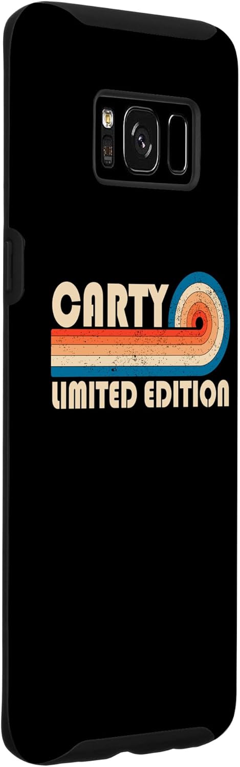 Funda para Galaxy S8 CARTY Apellido Retro Vintage 80s 90s Cumpleaños Reunión