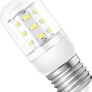 Bombilla LED mejorada para refrigerador Frigidaire Kenmore Whirlpool, refrigerador, piezas y accesorios, blanco frío, 6000 K, repuesto de bombillas Bombilla LED mejorada para refrigerador Frigidaire Kenmore Whirlpool, refrigerador, piezas y accesorios, blanco frío, 6000 K, repuesto de bombillas