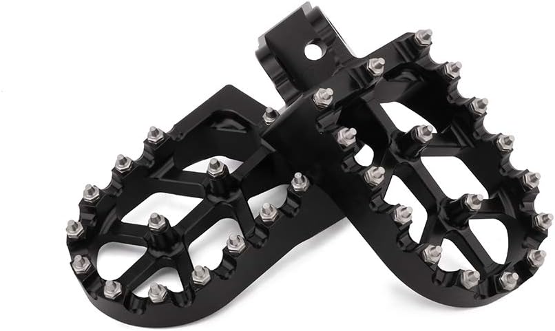 AnXin Estriberas para bicicleta de cross, reposapiés, pedales CNC MX para KX65 00-20 KX80 98-00 KX85 01-22 KX100 98-21 KLX140 08-23 KX112 2022 Pit