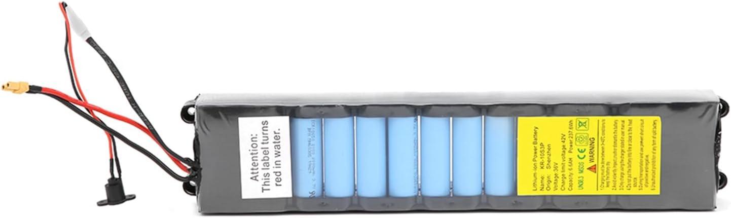 CHICIRIS Batería de scooter eléctrico, 6600 mAh 36 V batería Ebike, accesorio de repuesto de scooter de batería, paquete de batería para scooter