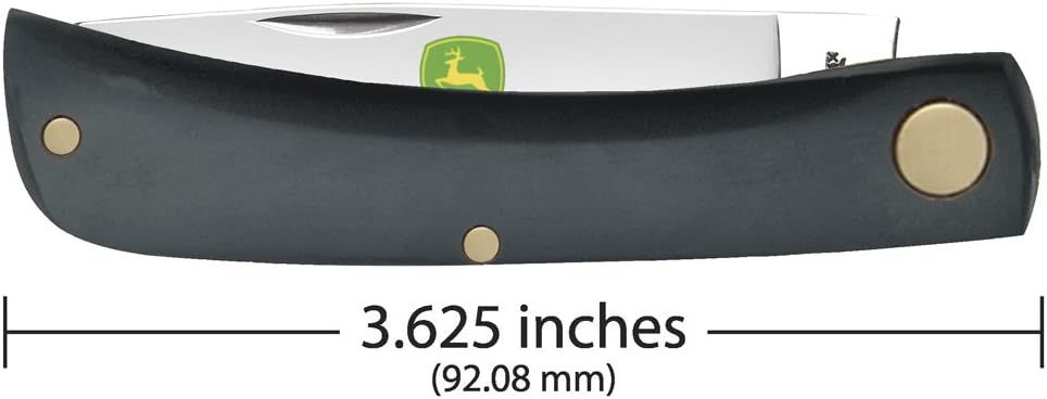 Cuchillo Case de bolsillo para agricultor, de cromo vanadio, mango amarillo