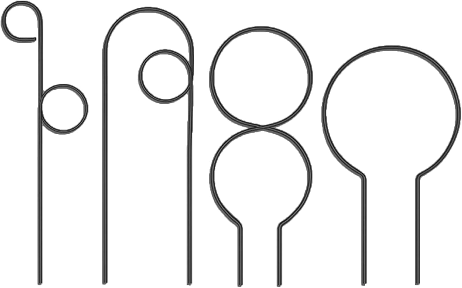 1 juego de enrejado de metal para plantas, herramienta de escalada en maceta para tallos de vid guisantes, verduras, bricolaje, entrenamiento,