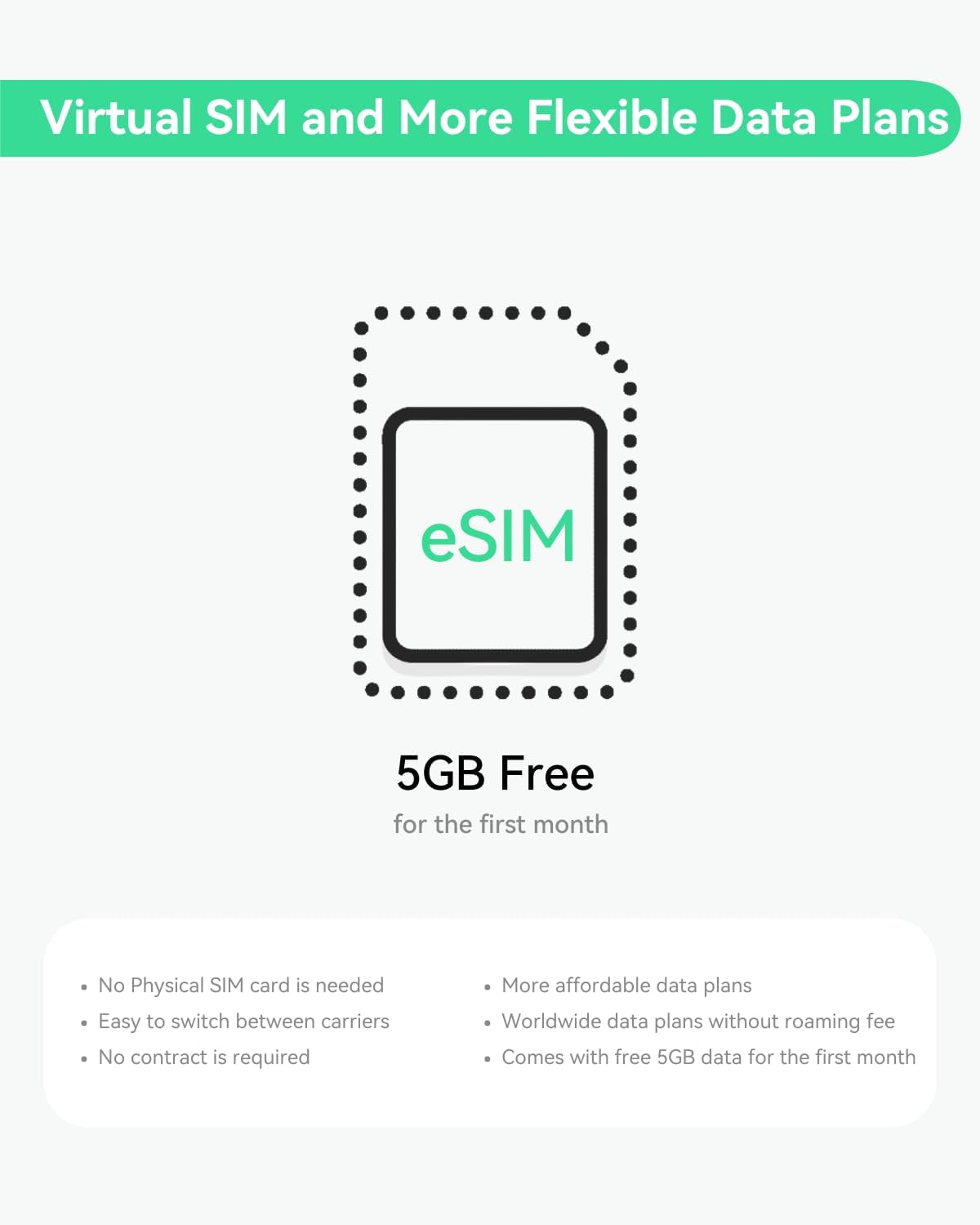 LINOVISION Enrutador celular industrial 4G LTE con SIM virtual y 5 GB de datos libres, el enrutador eSIM soporta RS232RS485, protocolo MQTT,