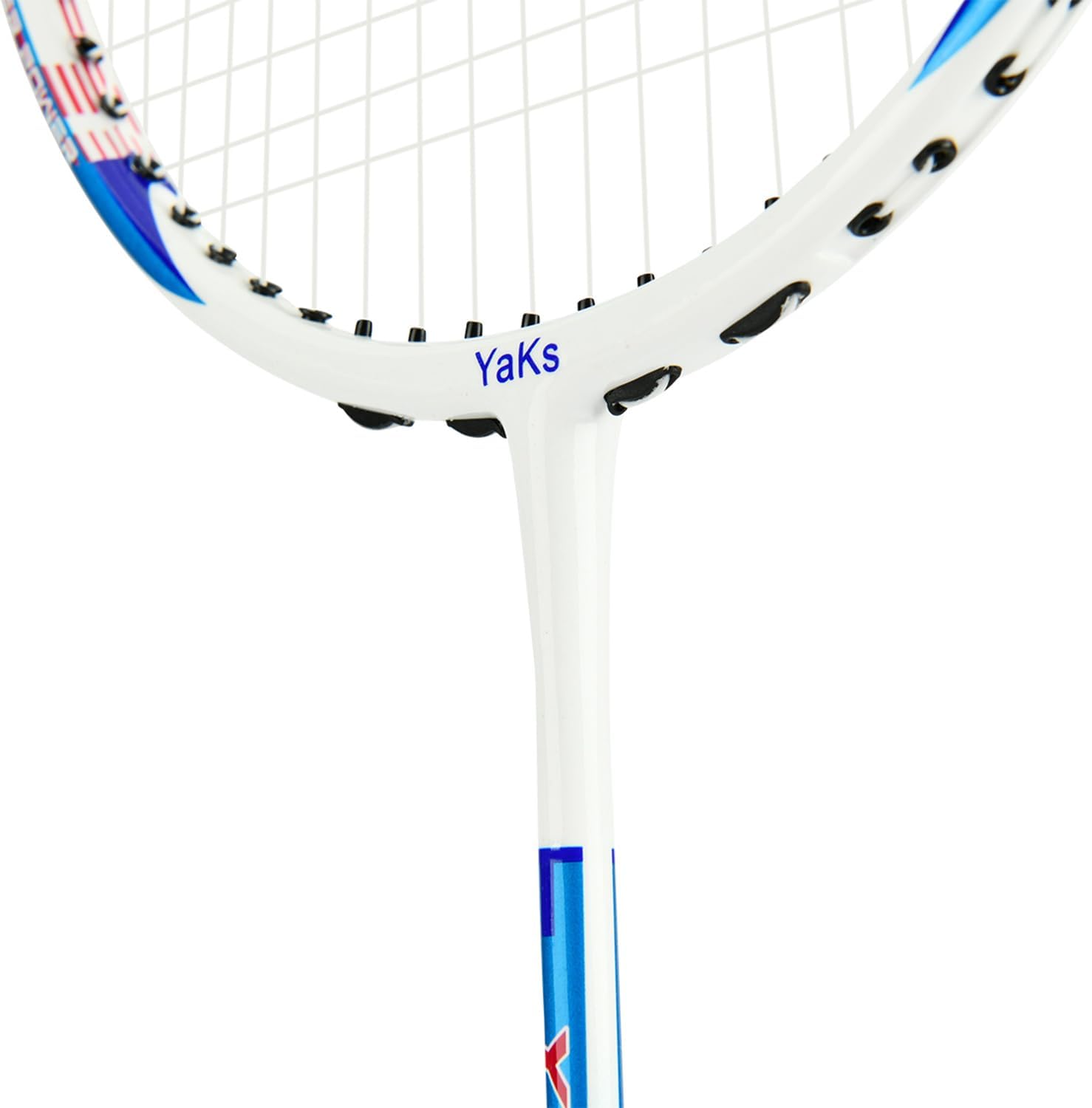 YAKS Juego de raquetas de bádminton de entrenamiento de estudiantes adultos de alta elasticidad profesional de carbono 3U, 2 uds. Tipo duradero