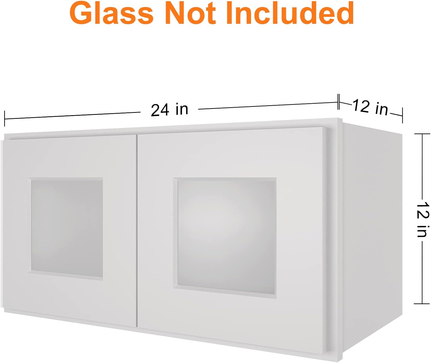 LOVMOR Armarios de pared, botiquines con puertas de cierre suave, muebles decorativos para salas de estar, dormitorios, cocinas, lavaderos (vidrio