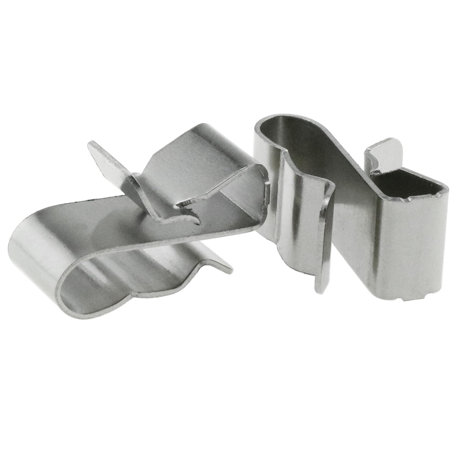 30 clips de alambre de acero inoxidable para marco de remolque de 0.886 in0.89 pulgadas, clips de cable de metal para panel solar, abrazaderas de