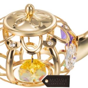 MatashiAdorno de té con cristales MatashiAdorno de té con cristales