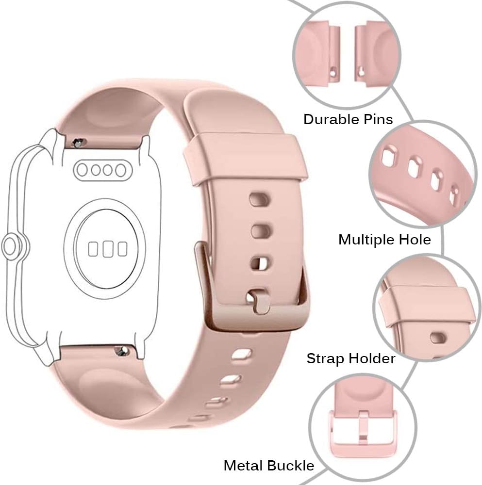 Correas de repuesto de silicona para reloj inteligente ID205L ID205S ID205U ID205G ID205G ID205 Veryfitpro Smart Watch Banda de repuesto para SW021