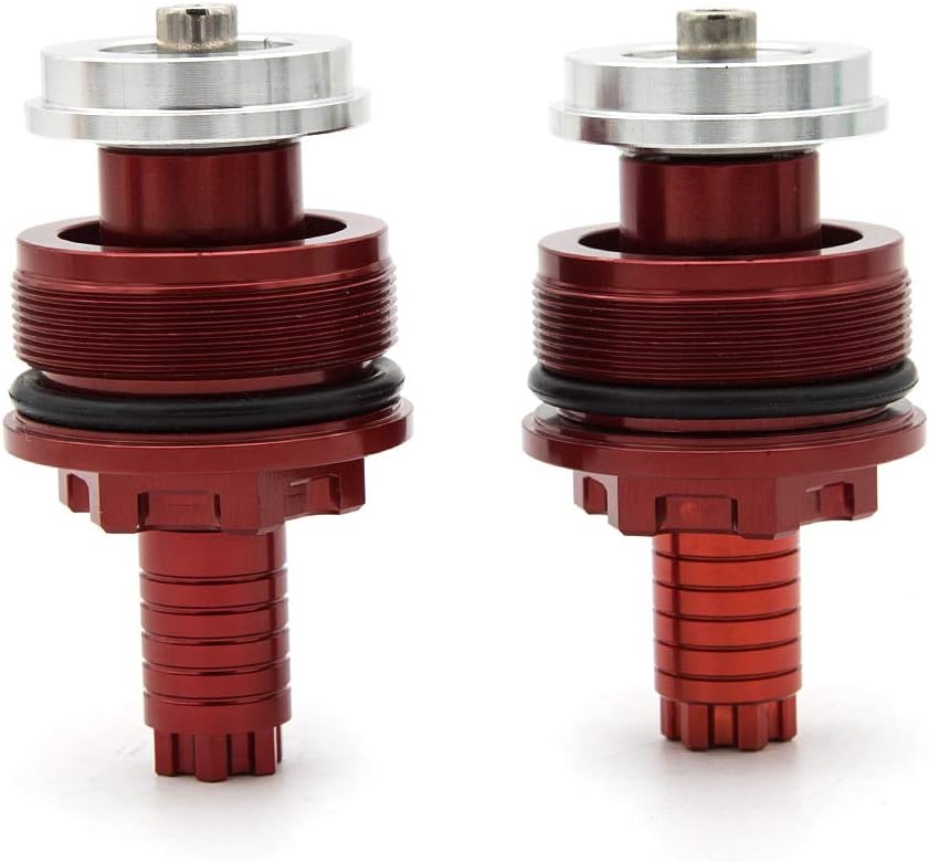 FXCNC – Ajustadores de precarga de motocicleta Pernos de horquilla de aluminio y tornillos compatibles con YZF R3 MT03 2014-2018, YZF R25 MT-25