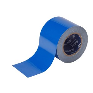 Brady ToughStripe cinta para marcaje de pisos no abrasiva, Azul, 1 Brady ToughStripe cinta para marcaje de pisos no abrasiva, Azul, 1