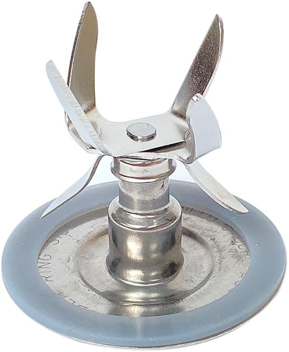 Piezas de repuesto Conjunto de tarro de vidrio de 6 tazas con cuchilla, junta, tapa inferior, tapa. Compatible con licuadoras Oster