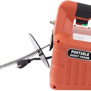 RustyVioum Cabrestante de elevación eléctrico, 440.9 lbs440 libras, cabrestantes eléctricos portátiles de alta resistencia, 1500 W, 110 V, grúa RustyVioum Cabrestante de elevación eléctrico, 440.9 lbs440 libras, cabrestantes eléctricos portátiles de alta resistencia, 1500 W, 110 V, grúa