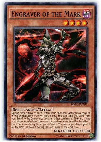 Yu-Gi-Oh! – Grabador de la Marca (BOSH-EN041) – Breakers of Shadow – 1 Edición – Común