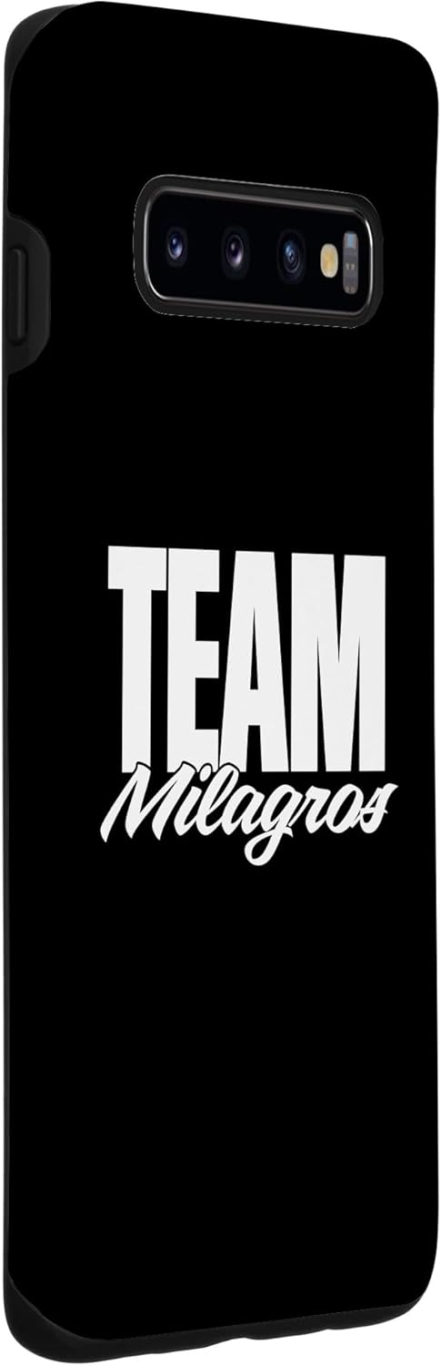 Galaxy S10 Team Milagros Name, Cheer for Milagros Support Case