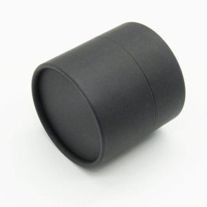 WENPACK Tubo de cartón con tapa redonda de cartón contenedor de caja (2.84 pulgadas de profundidad x 2.2 pulgadas de alto, negro) WENPACK Tubo de cartón con tapa redonda de cartón contenedor de caja (2.84 pulgadas de profundidad x 2.2 pulgadas de alto, negro)