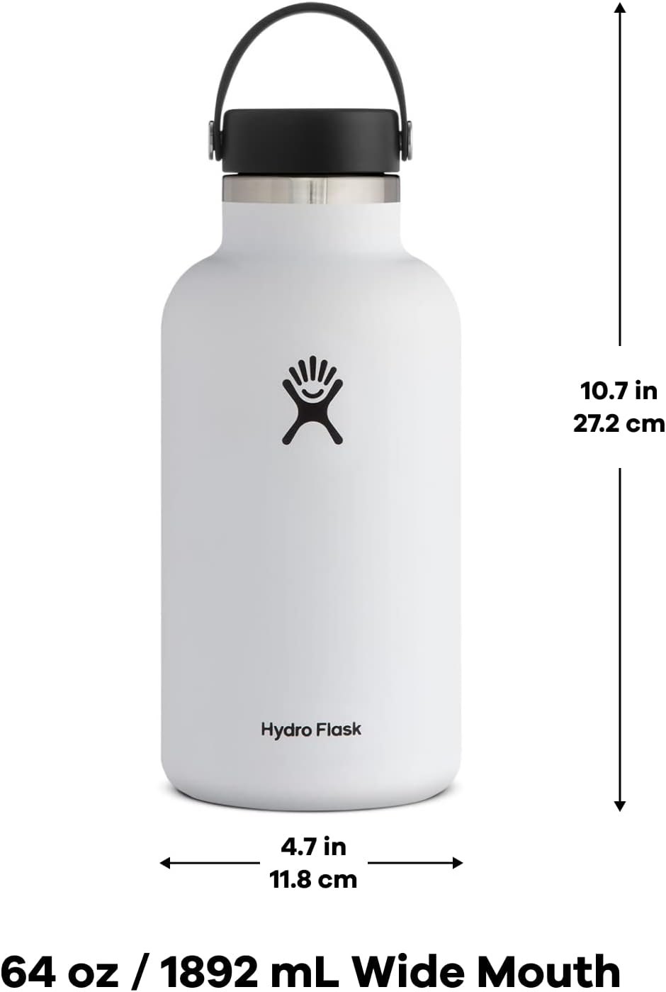 Hydro Flask – Botella de boca ancha con tapa Flex