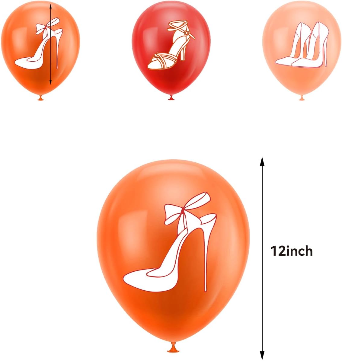 Tacones altos, decoraciones de fiesta de cumpleaños, suministros de fiesta de tacón alto, incluye tacones altos, pancarta de cumpleaños, decoración