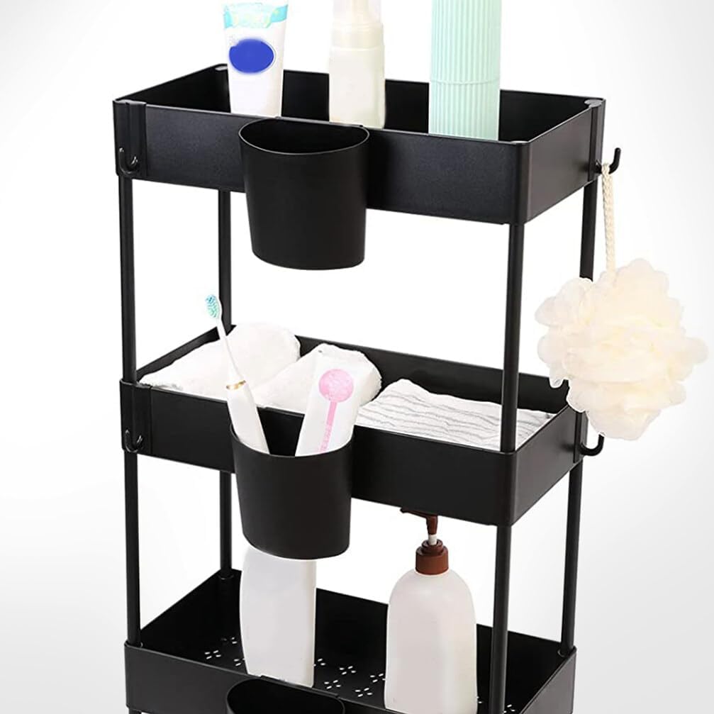 STOBOK Cesta de almacenamiento de 4 piezas, contenedor de mesa, papelera de pared, soporte para lápices, bote de basura compacto, papelera rodante,