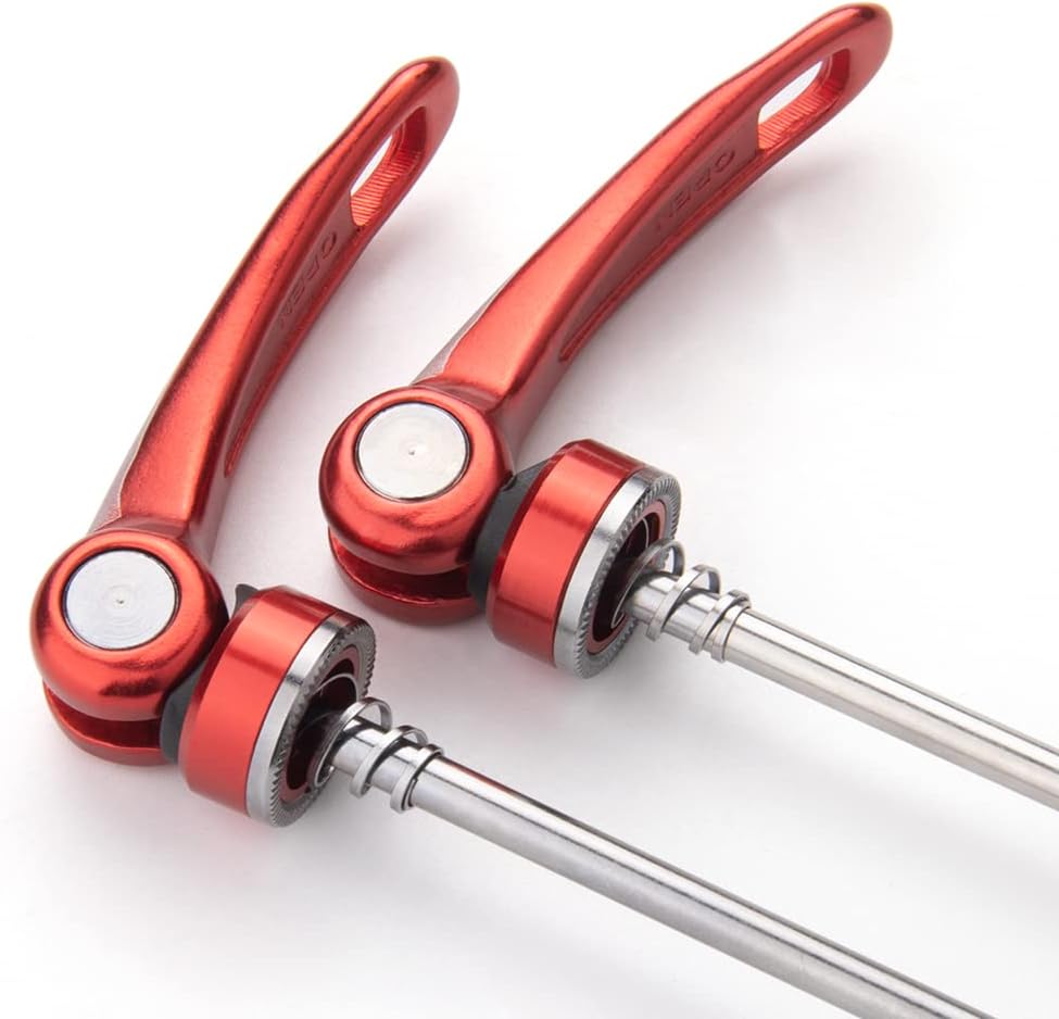VIARON MTB Quick Release Axle Front and Rear Mountain Bike Skewer Set Aluminum Alloy Bicycle Wheel Skewers Hub QR Lever