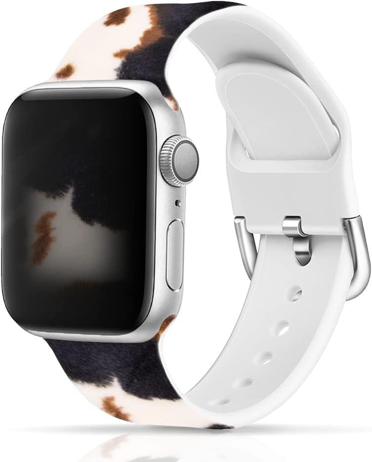 Correa de reloj compatible con Apple Watch de 1.496 in, 1.575 in, 1.614 in, 1.654 in, 1.732 in, 1.772 in, correa de repuesto con cierre clásico para