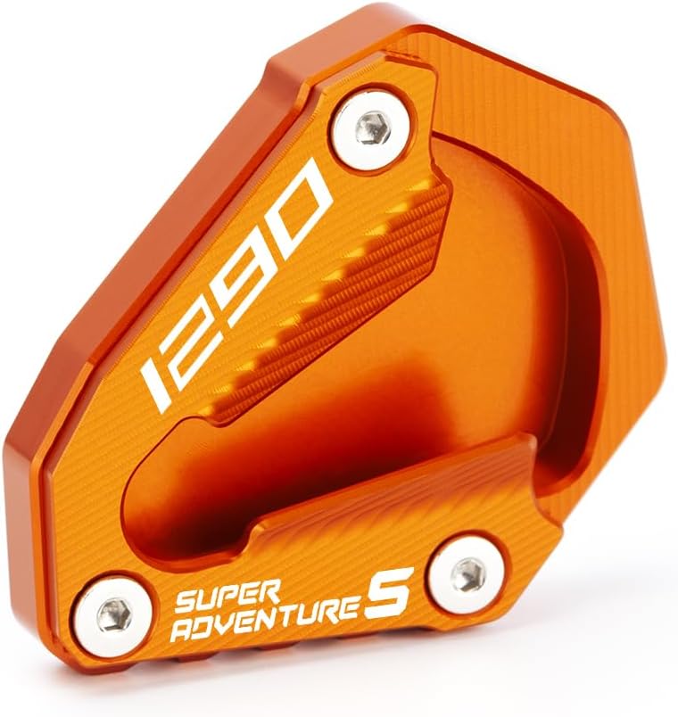 Placa de extensión para soporte lateral de motocicleta compatible con KTM 1290 Super Adventure S 2021 2022 2023  Soporte de almohadilla de pie 1290