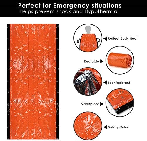 El kit de supervivencia Sirius 3 y preparación para emergencias – Alimentos, agua y refugio durante 72 horas – 5 años de vida útil