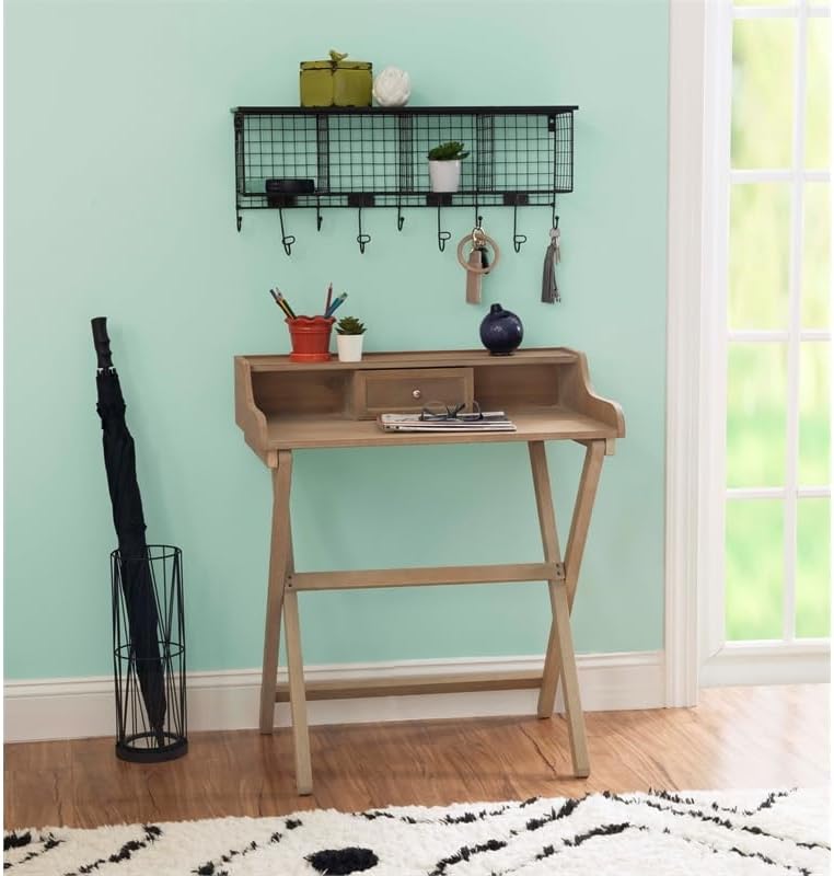 Riverbay Furniture Escritorio plegable en gris lavado