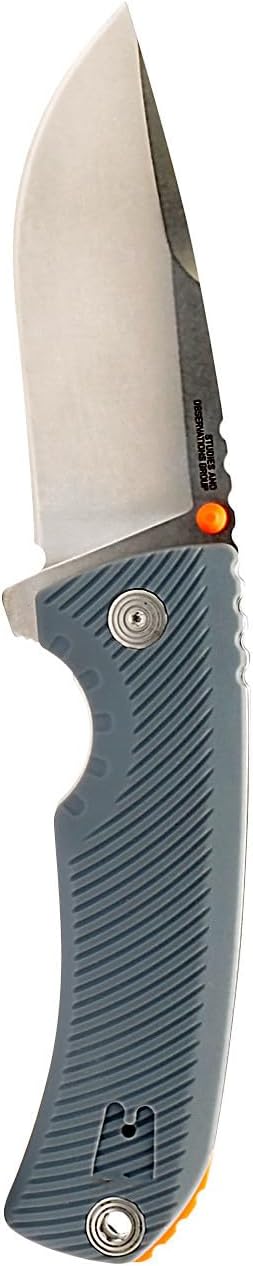 SOG Tellus FLK Daily Outdoor – Cuchillos plegables con cerradura de marco de tamaño completo  Mango GRN  Hoja de acero inoxidable CRYO 440C  Clip de