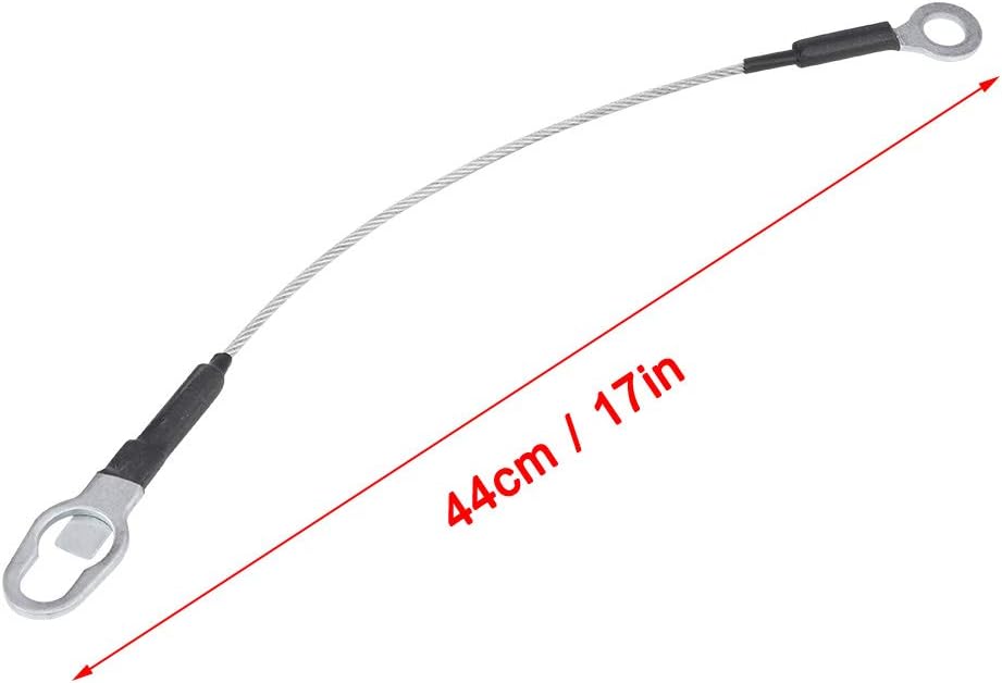 Cable para portón trasero  1 par de cables de puerta trasera de camión de 17.3 in de longitud para Ranger 1993 1994 1995 1996 1997 1998 1999 2000