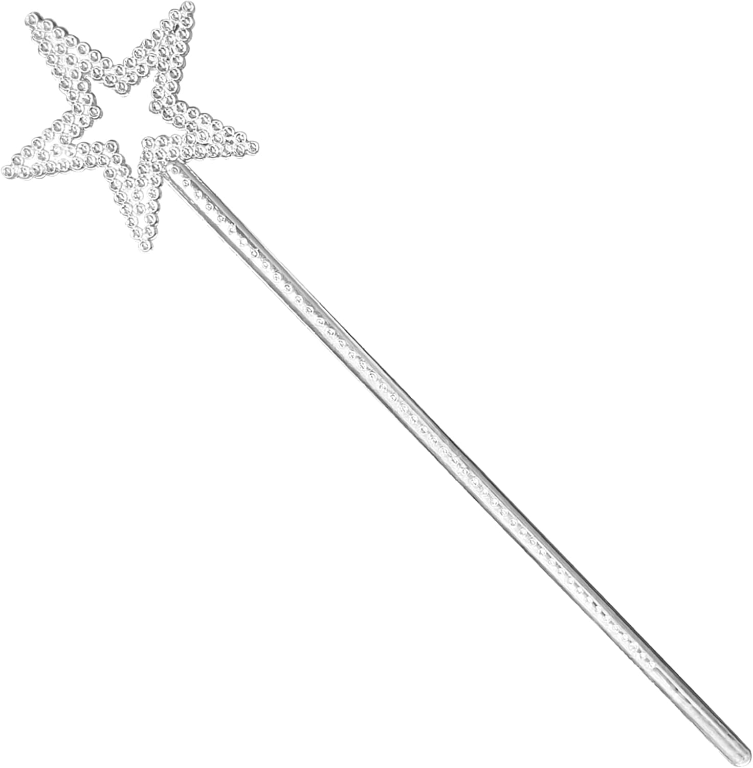 Varita mágica de plata de 13 pulgadas, varita mágica de hada, varita de princesa, varita mágica para niños, mujeres y hombres, fiesta de cumpleaños,