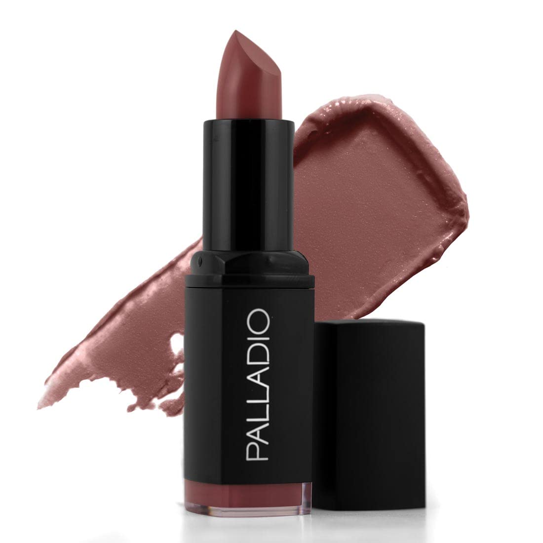Palladio Lápiz labial mate a base de hierbas, cremoso y cobertura completa, lápiz labial mate de larga duración, ron real