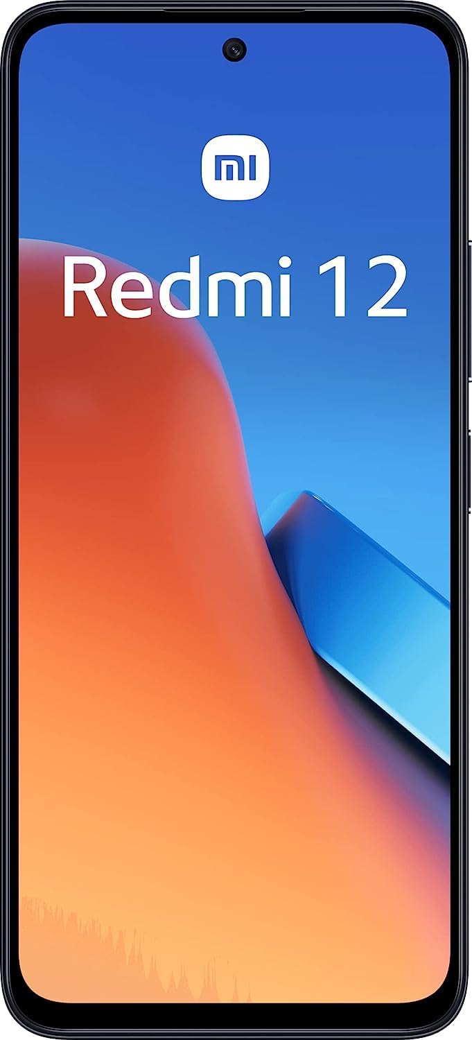 Xiaomi Redmi 12 4G LTE (128 GB + 4 GB) Cámara triple desbloqueada de fábrica global de 6.67 pulgadas de 50 mp (Tmobile Mint Tello Global) + extra