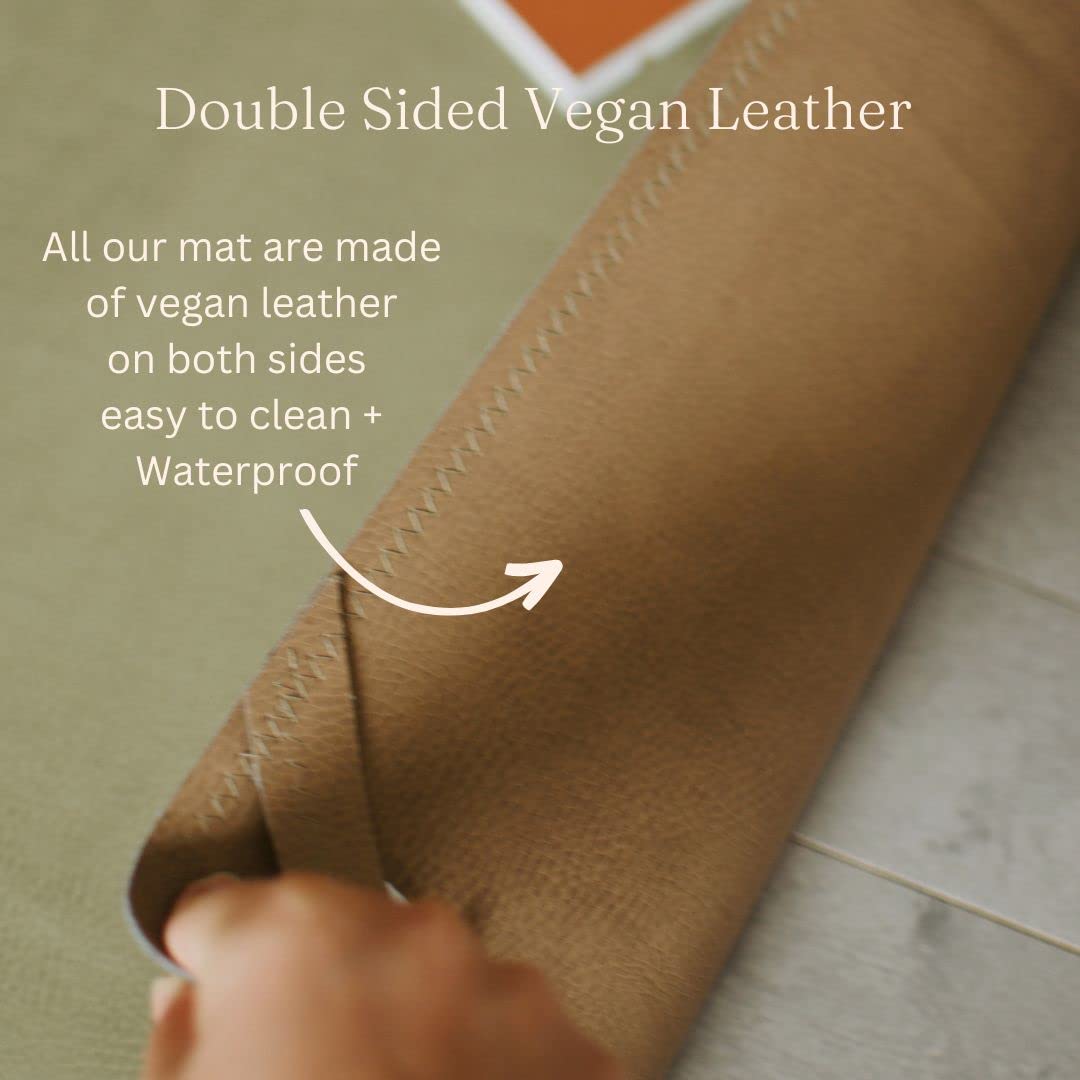 Uniklook Manta de picnic al aire libre impermeable para exteriores, tapete portátil grande para silla alta  Tapete de cuero vegano  Tapete de