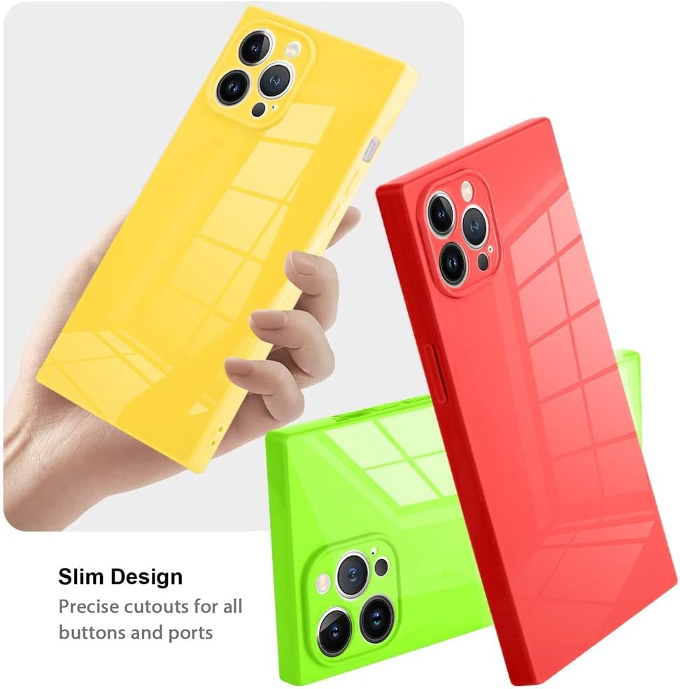 LSL Funda para iPhone 13 Pro Max de 6.7 pulgadas, TPU suave, anticaídas, antiarañazos, absorción de golpes, cuerpo completo, resistente,