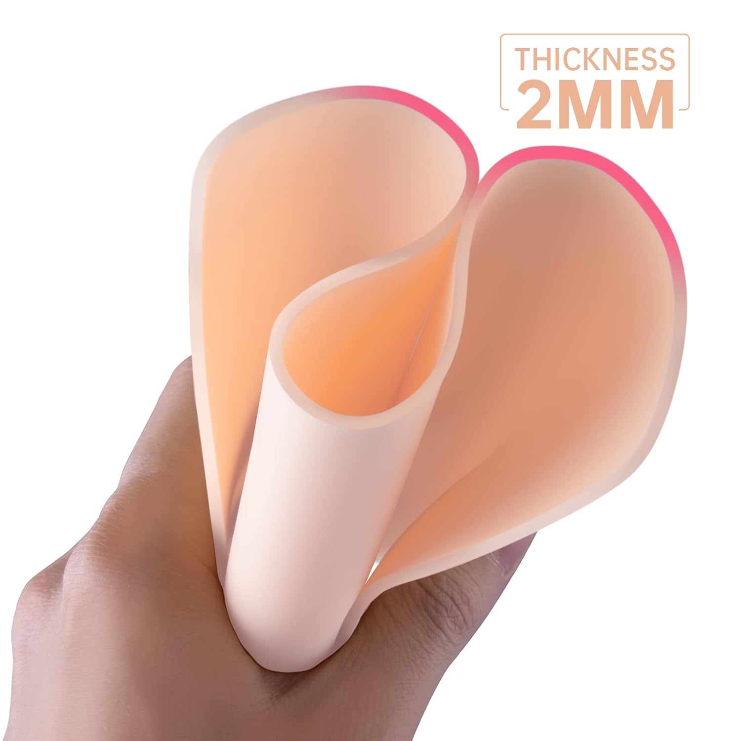 Benbilry Piel de práctica de tatuaje en blanco, 10.7 x 6 pulgadas de grosor de doble cara para tatuar cejas, tamaño grande, 5 hojas para