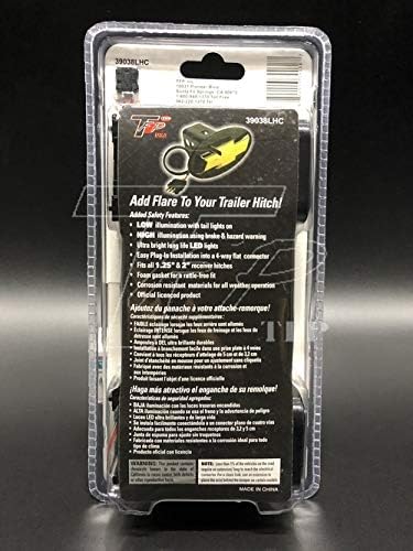 TFP 39038LHC – Emblemas de cubierta de enganche LED – Compatible con la cubierta de enganche iluminada CHEVROLET – Aspecto cromado OEM