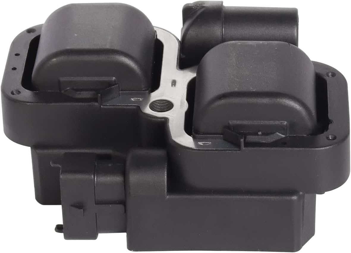 ENA Juego de 8 bobinas de encendido con 16 bujías de iridio y juego de cables rojos compatibles con Mercedes-Benz C43 CL500 CLK430 CLK500 E430 E500
