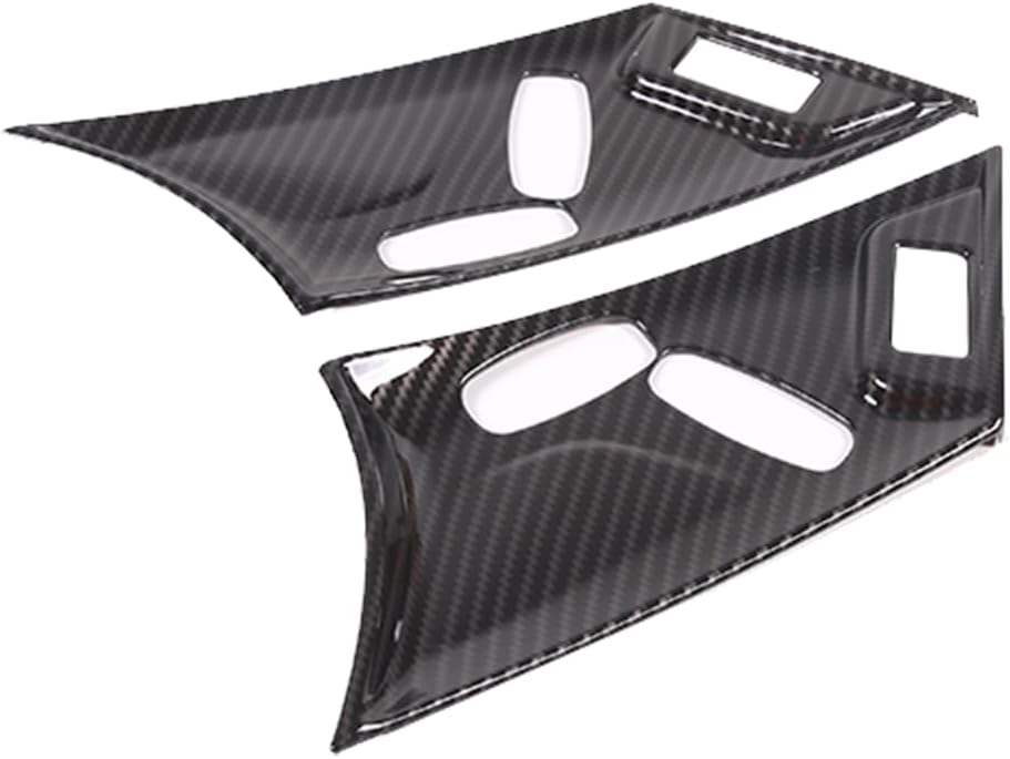 2 piezas de panel de ajuste eléctrico de asiento para Jaguar F-Type 2013-2024 botón de ajuste de asiento de coche interruptor marco accesorios