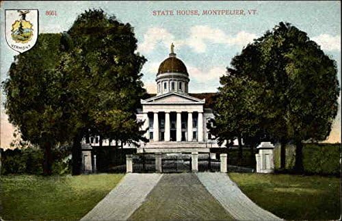 State House Montpelier, Vermont VT Original Antique Postcard