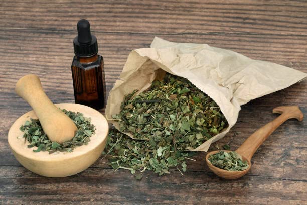 Organic Way Lungwort Hierba (Pulmonaria officinalis) Polvo – Té de hierbas  Certificado orgánico y Kosher  Crudo, vegano, sin OMG y sin gluten